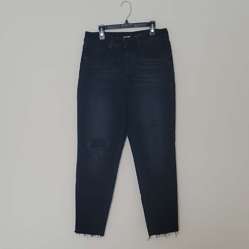 Old Navy Women's Black Cropped Jeans Size 4